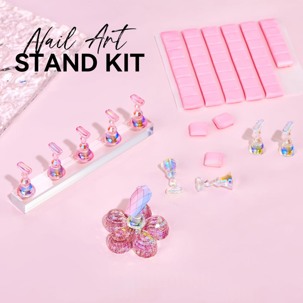 Makartt support ongles magnétique stable pour poser les designs avec précision.