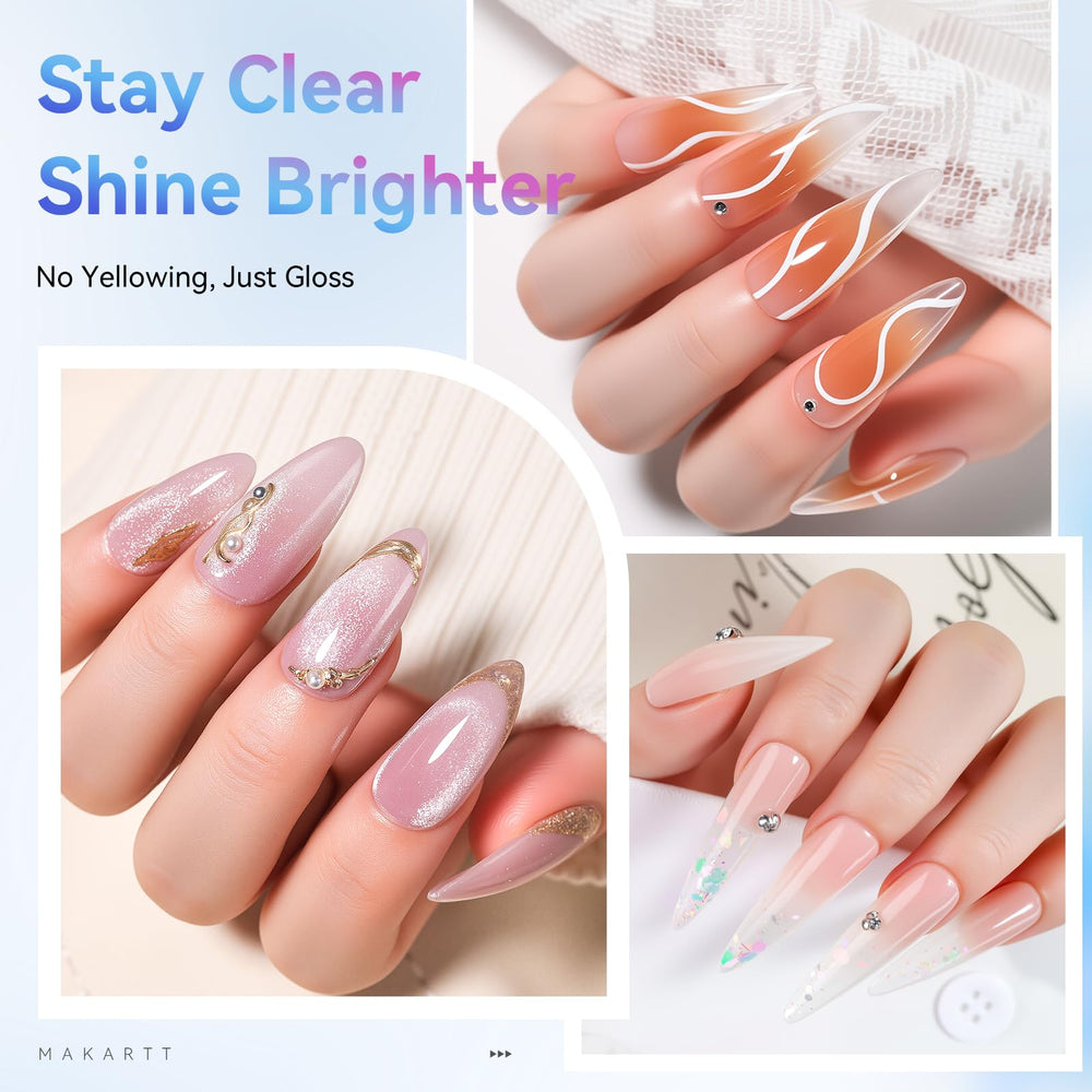 Top coat Makartt sans résidu, fini brillant après séchage