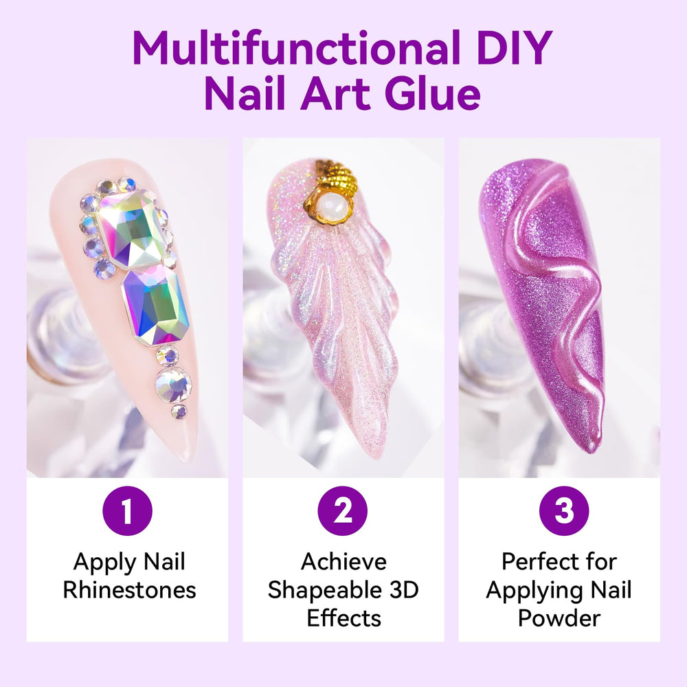 Tube Colle Pierres Ongles Pratique pour application précise