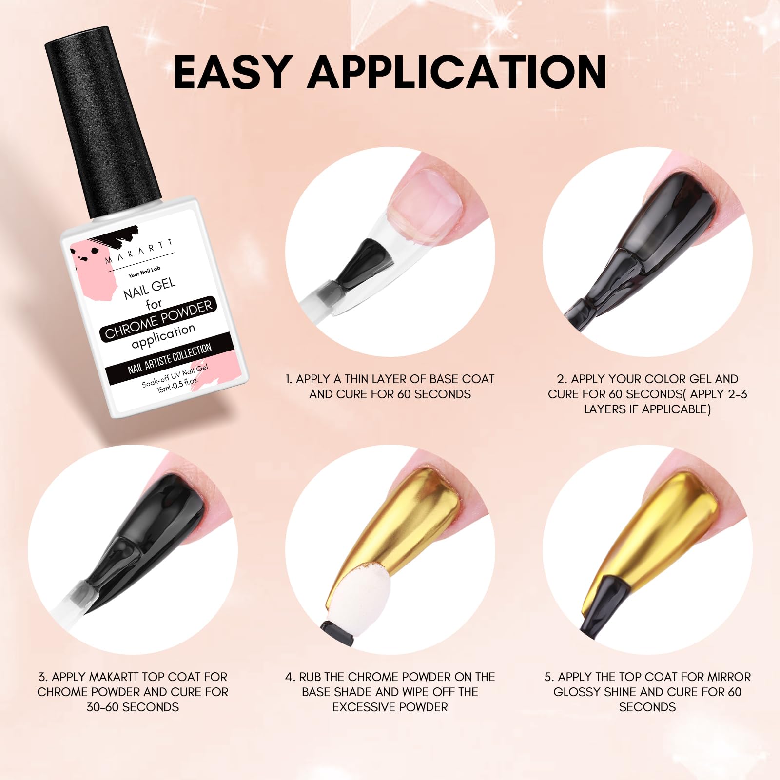 Makartt vernis gel de finition protège contre l’écaillage et rayures
