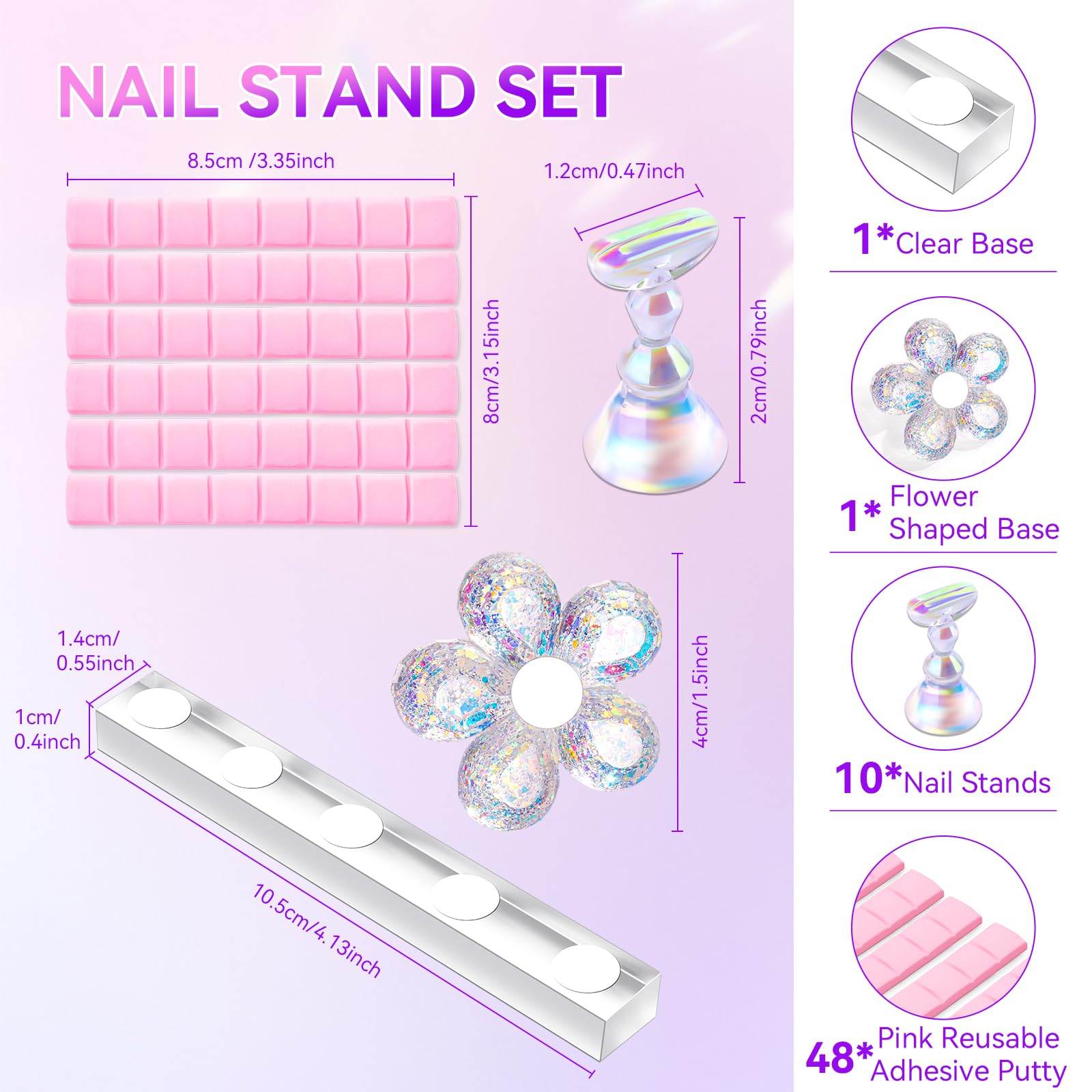 Makartt zone travail stable – pratique sans tremblements pour art des ongles
