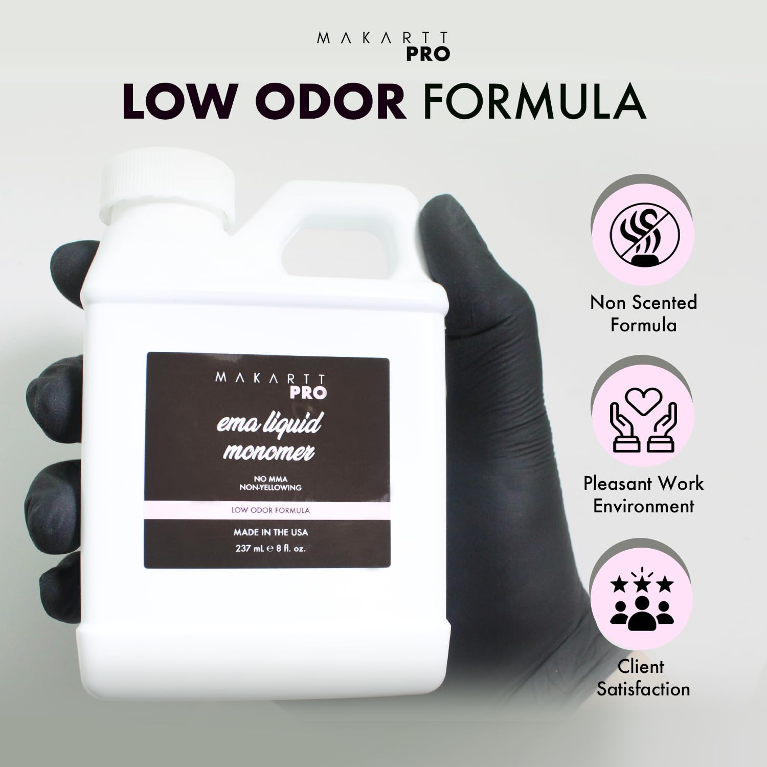 MakarttPro monomère non jaunissant préservant la clarté des ongles