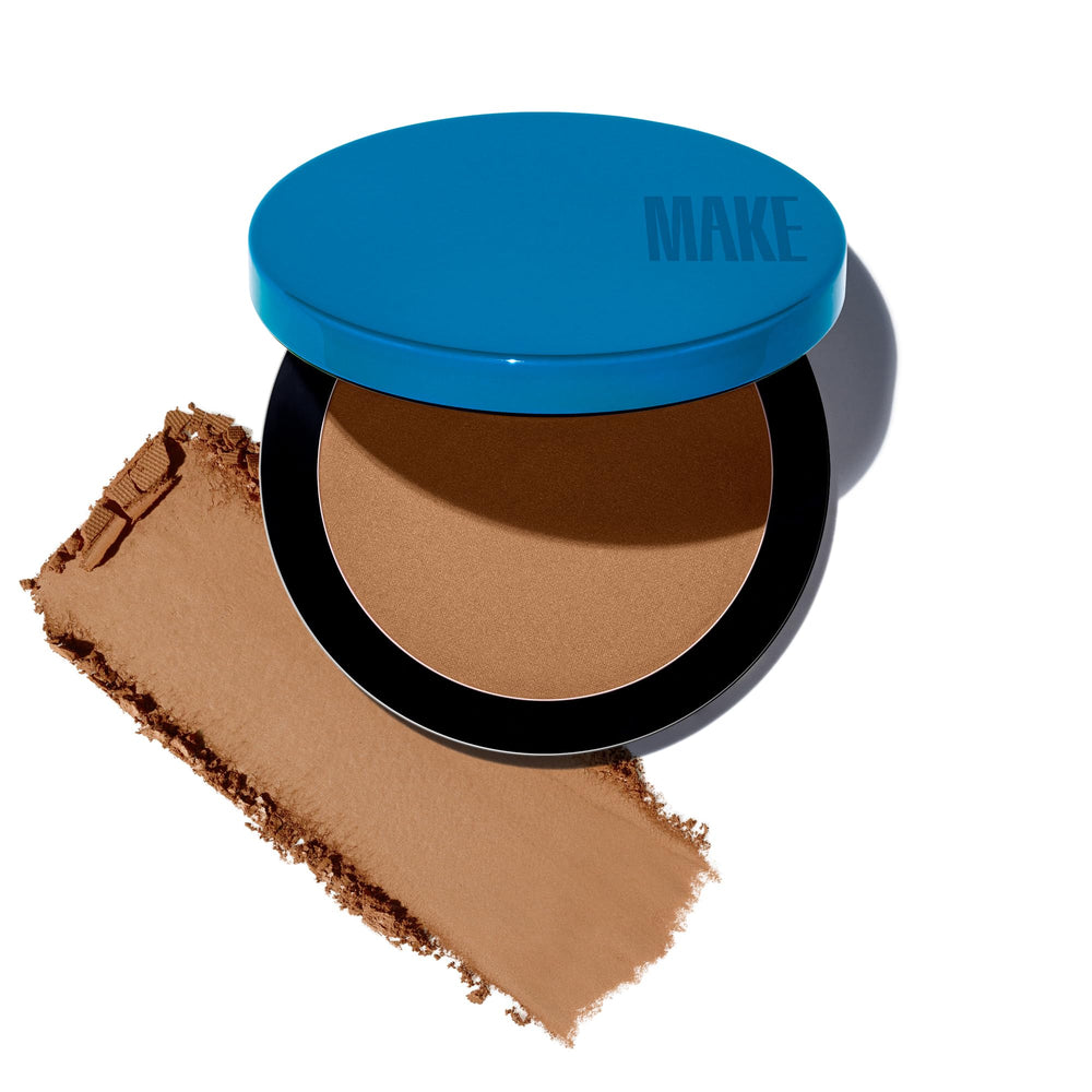 MAKE Beauty bronzer microsuede matte teinte lunaire pour un éclat naturel
