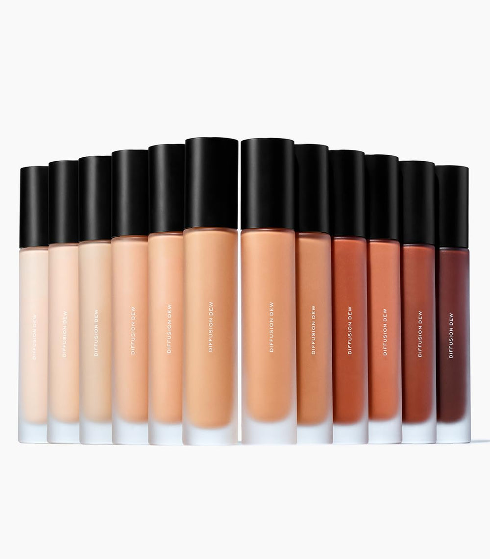 Convient aux peaux sensibles et carnations variées avec MAKE Diffusion Dew Skin Tint