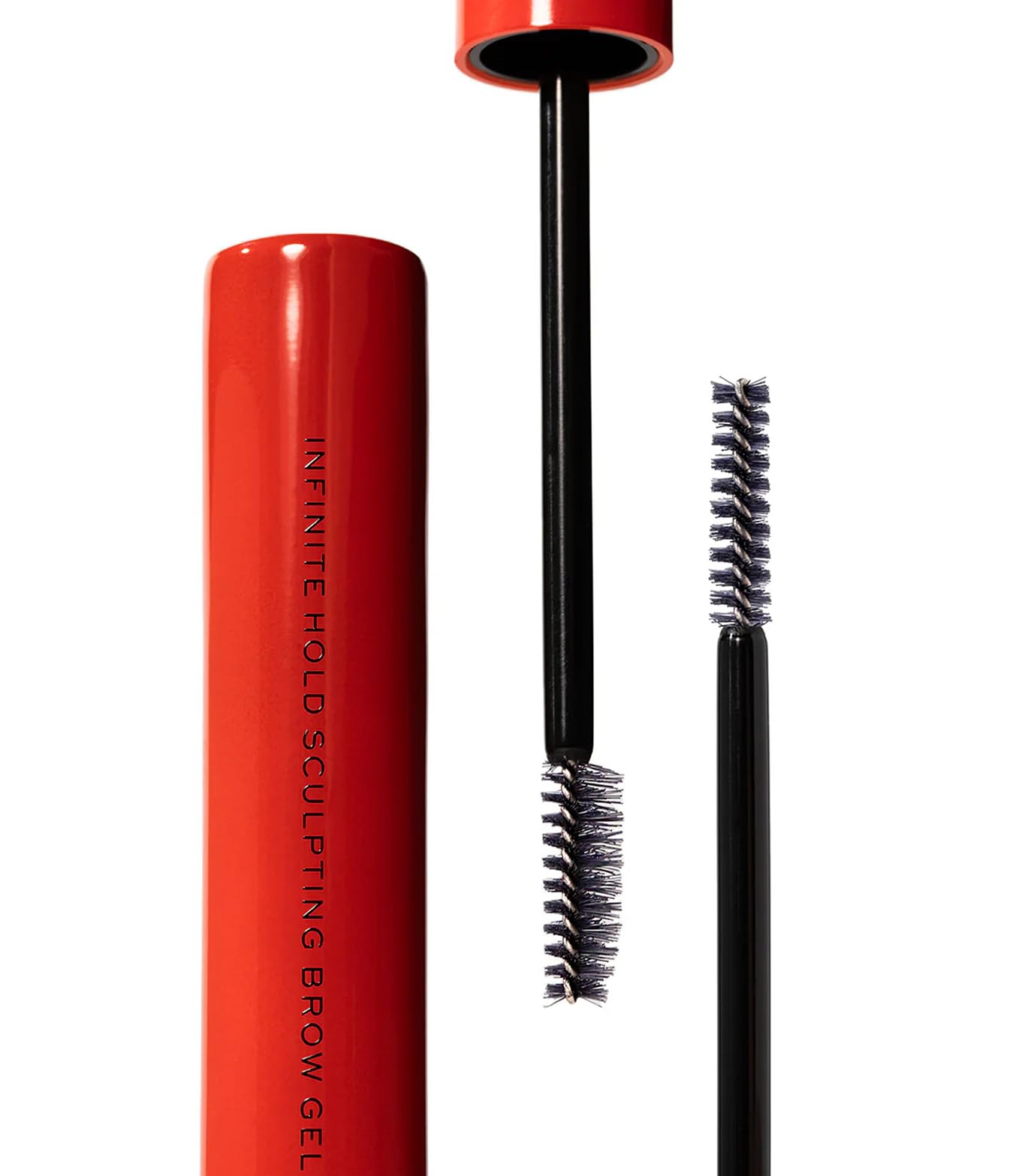 MAKE Beauty Infinite Hold gel clair pour sourcils, application fluide et tenue discrète.