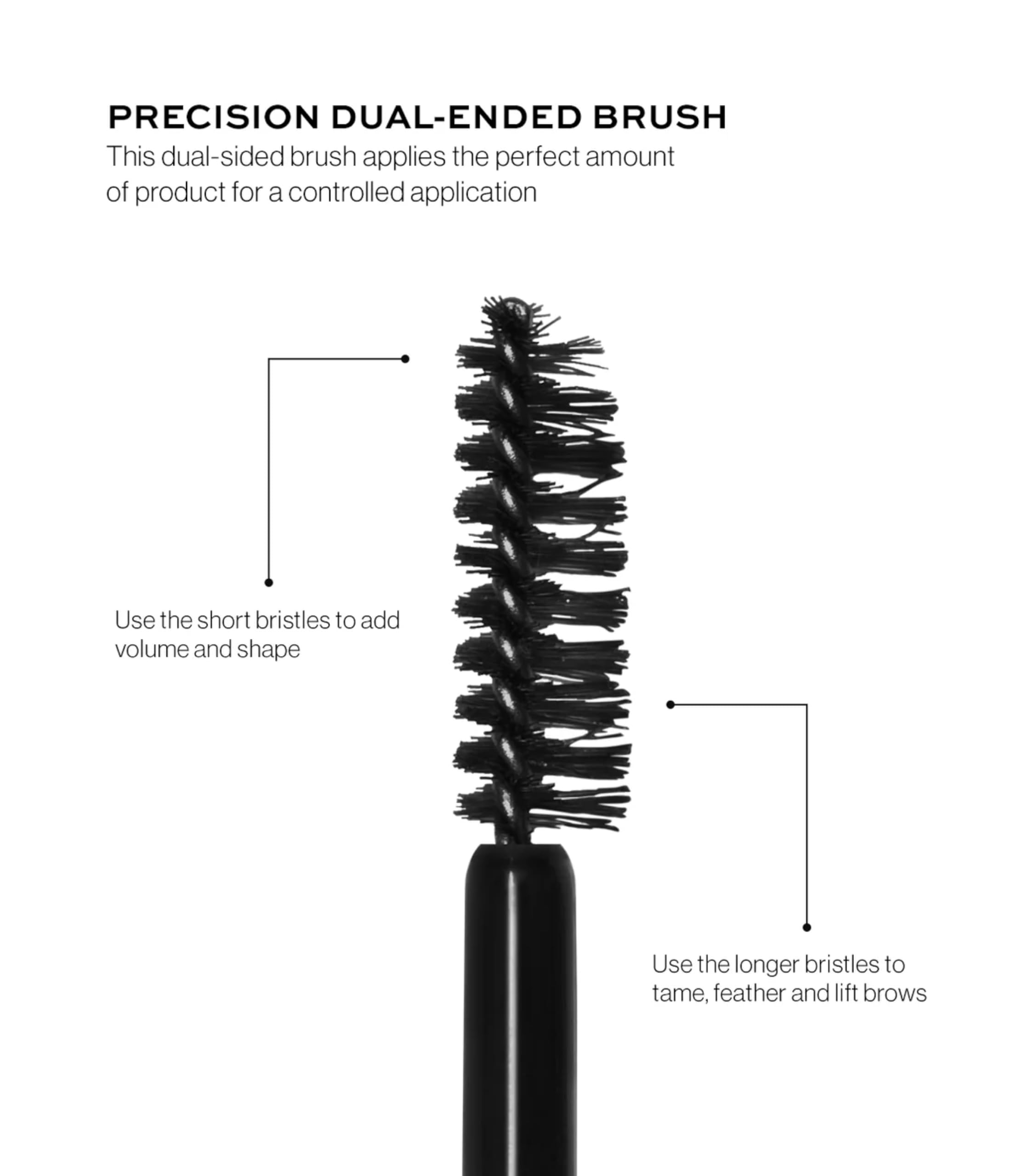 Sourcils sculptés et tenus toute la journée grâce à MAKE Beauty.
