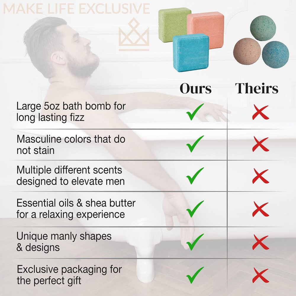 Make Life Exclusive bombe-bain 5onces-grand – effervescence longue