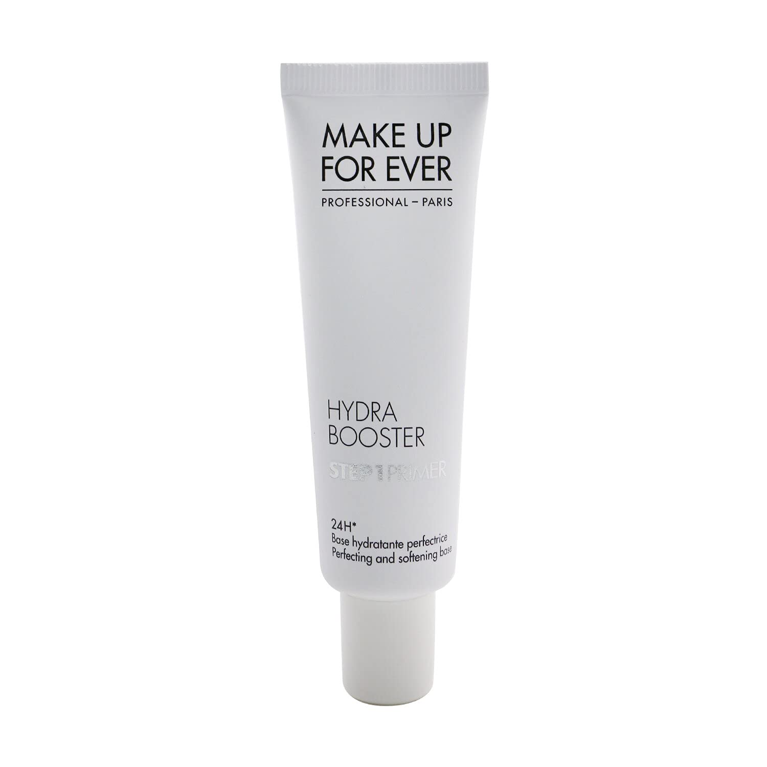 Make Up For Ever Hydra Booster Step 1 Primer - bouteille, hydratation rapide prête au maquillage.