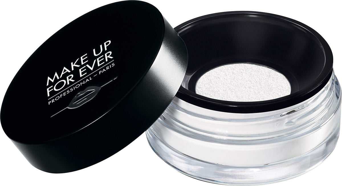 Make Up For Ever mini poudre libre Ultra Haute Définition translucide, finition légère et longue tenue.