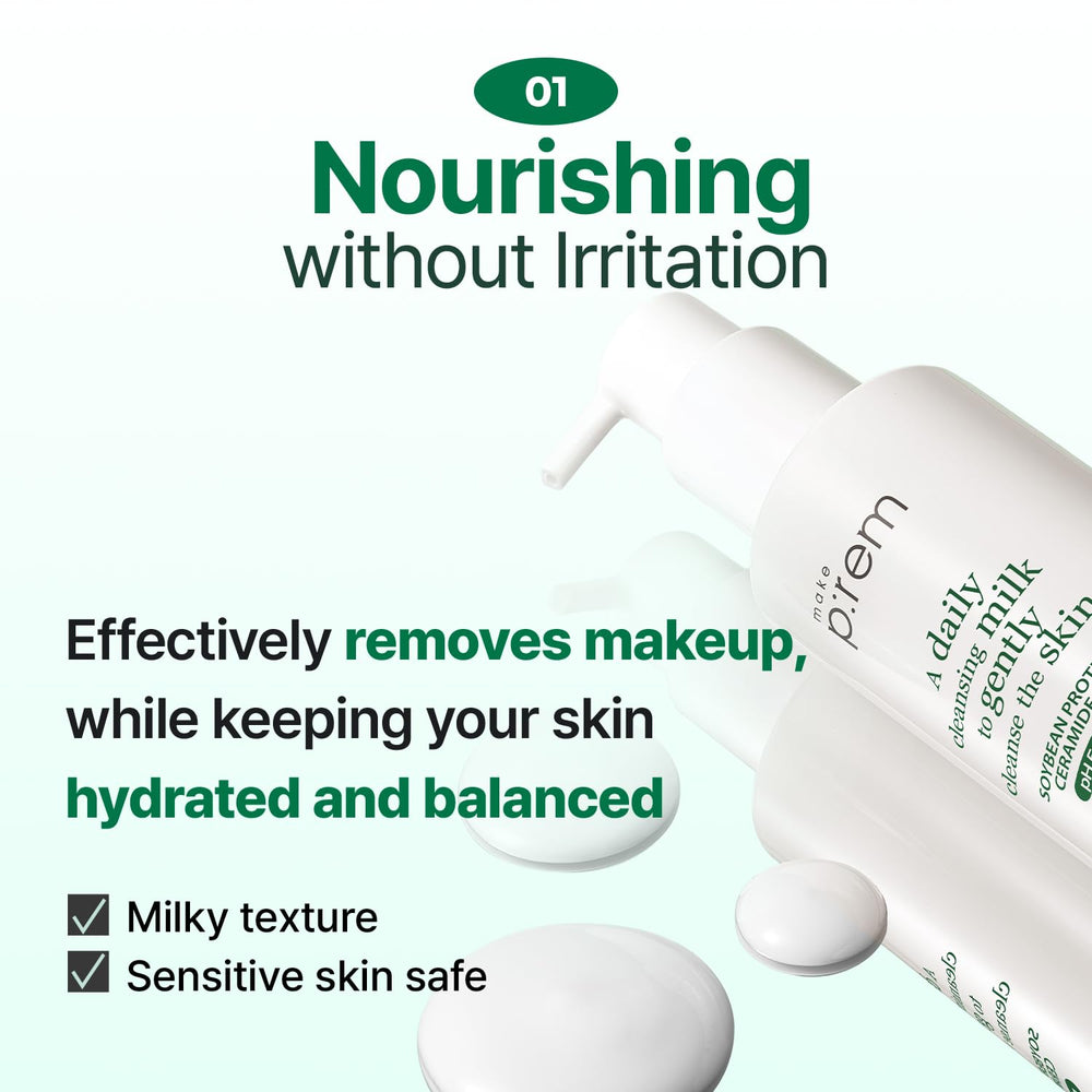 Démaquillage efficace MAKEP:REM Safe Me, en douceur sur le visage