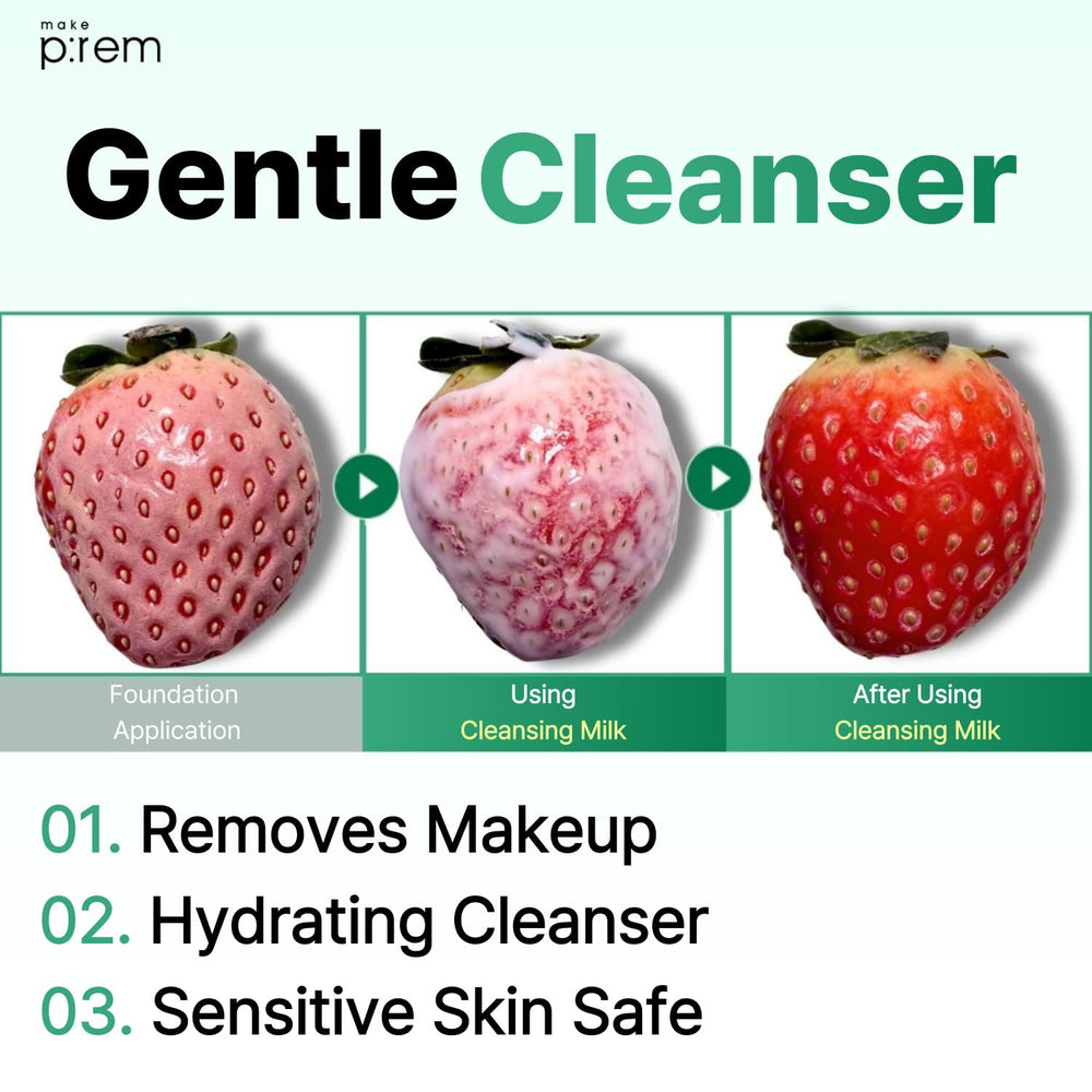 Texture crème-lait MAKEP:REM Safe Me prête à hydrater en douceur