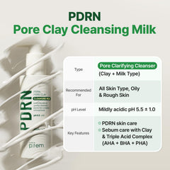 Texture crème douce MAKEP:REM PDRN pour le nettoyage.