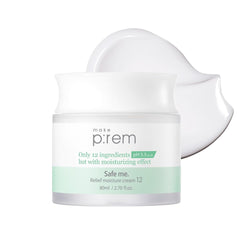MAKEP REM Safe Me, crème hydratante 80 ml et flacon pratique, hydratation durable.