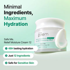 MAKEP REM Safe Me, texture yaourt, absorption rapide et confort cutané.