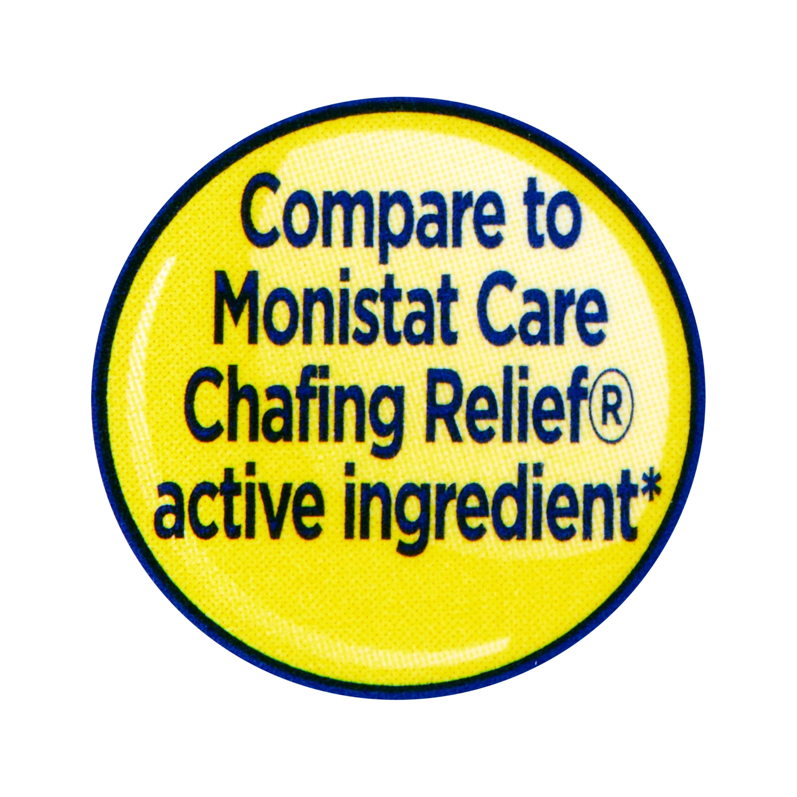 Maker Explorador Equate Chafing Gel Relief hypoallergenic fragrance-free label.