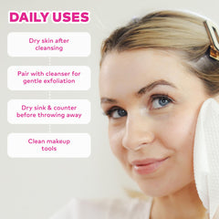 MakeUp Eraser Cloud Clean Eco Towelettes: format XL et 60 pièces pour usage pratique