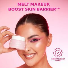 MakeUp Eraser Cloud Cleanse Balm en pot démontrant une texture riche.