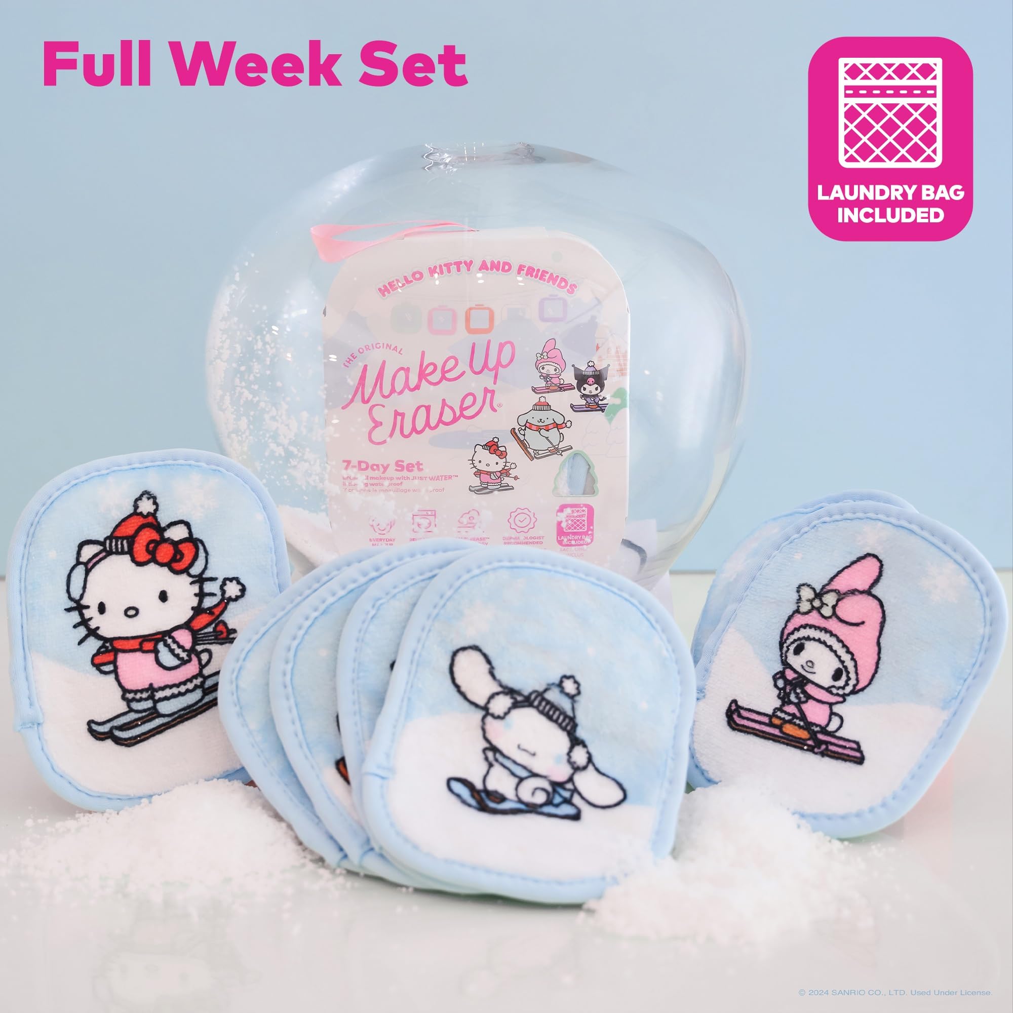 MakeUp Eraser design compact, parfait pour la salle de bains et les voyages.