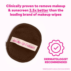 MakeUp Eraser eau-seulement démaquillage, mascara résistant à l'eau et eyeliner.