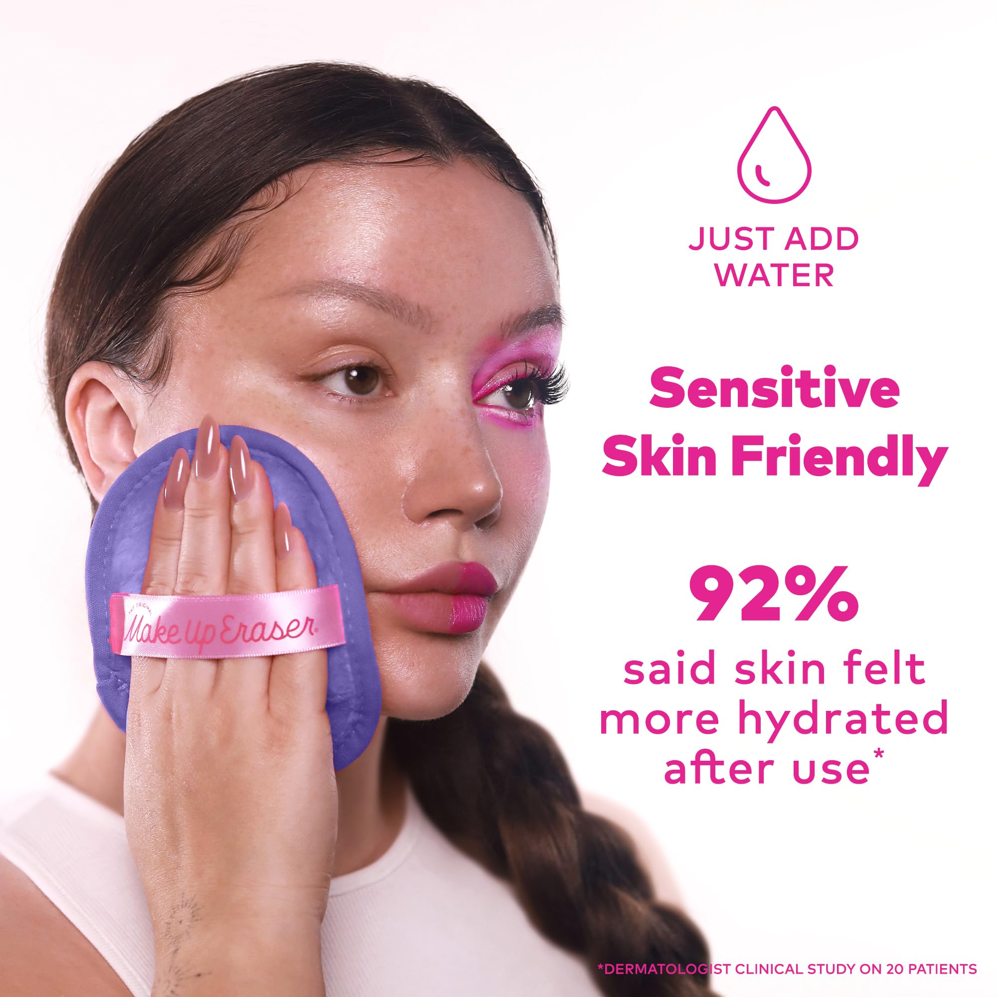 MakeUp Eraser exfoliation douce visage en complément du démaquillage