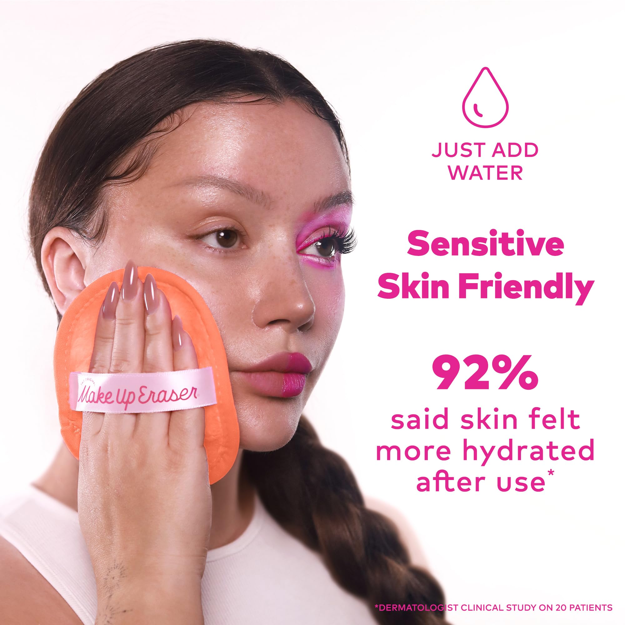 MakeUp Eraser ensemble éco-responsable réutilisable pour réduire les déchets.