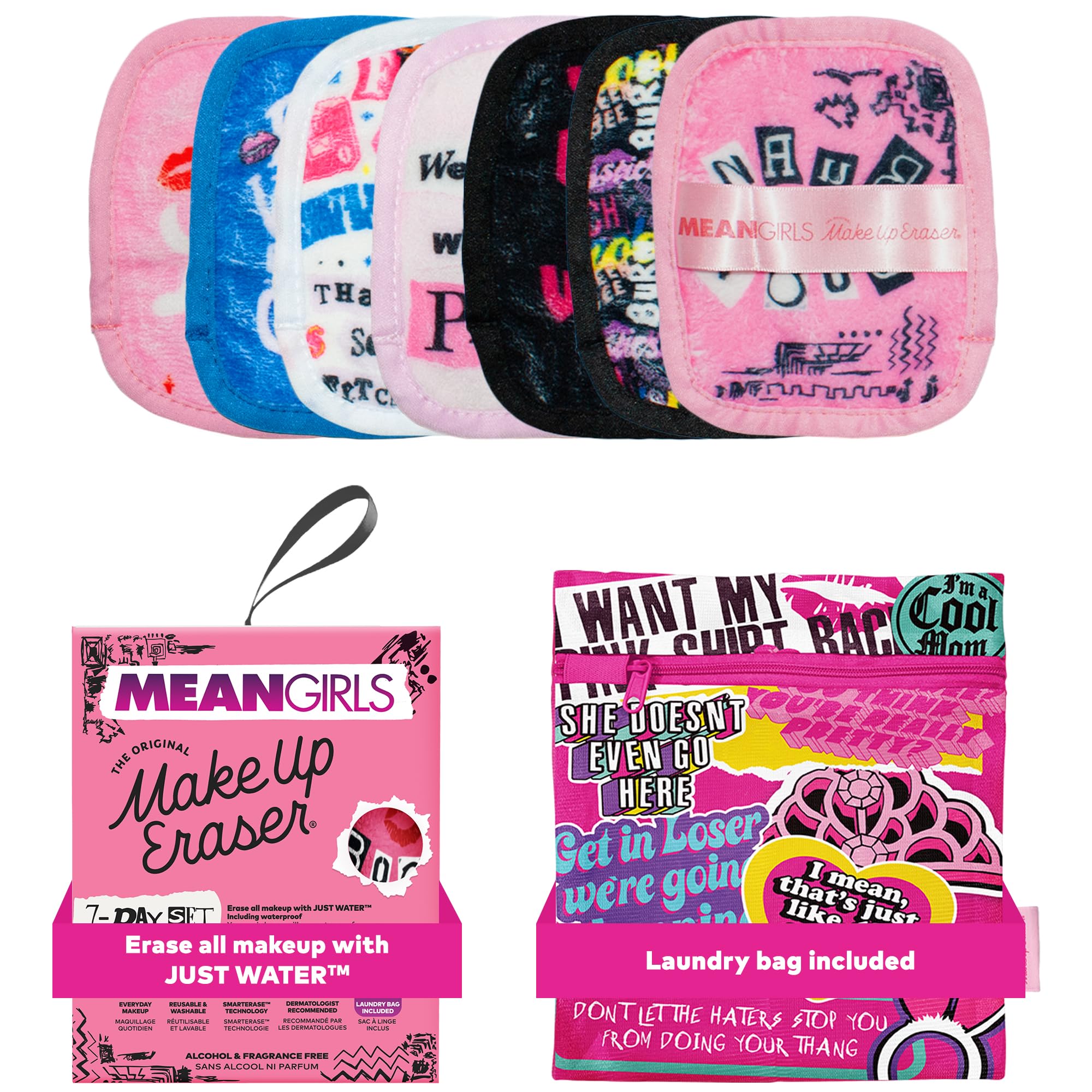 MakeUp Eraser édition Mean Girls boîte – démaquillage avec juste de l’eau