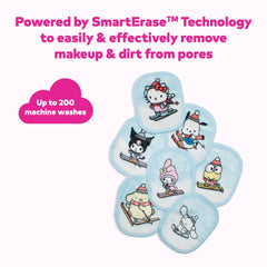 MakeUp Eraser fibres ultra-douces, respect des peaux sensibles.