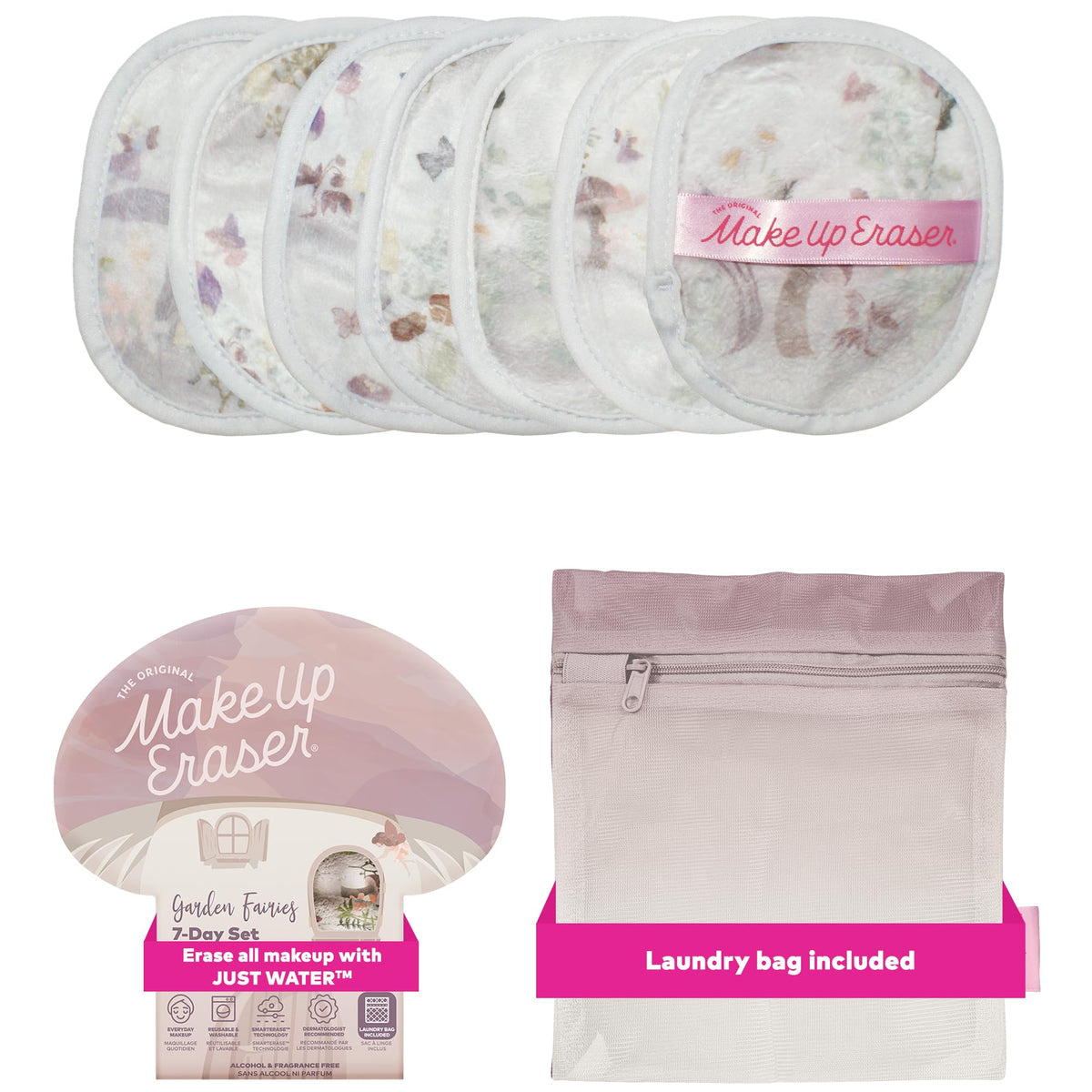 MakeUp Eraser Garden Fairies 7-Jours Set : démaquillage à l'eau sans effort