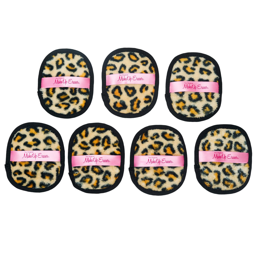 MakeUp Eraser Leopard fibres doubles démaquillage et exfoliation