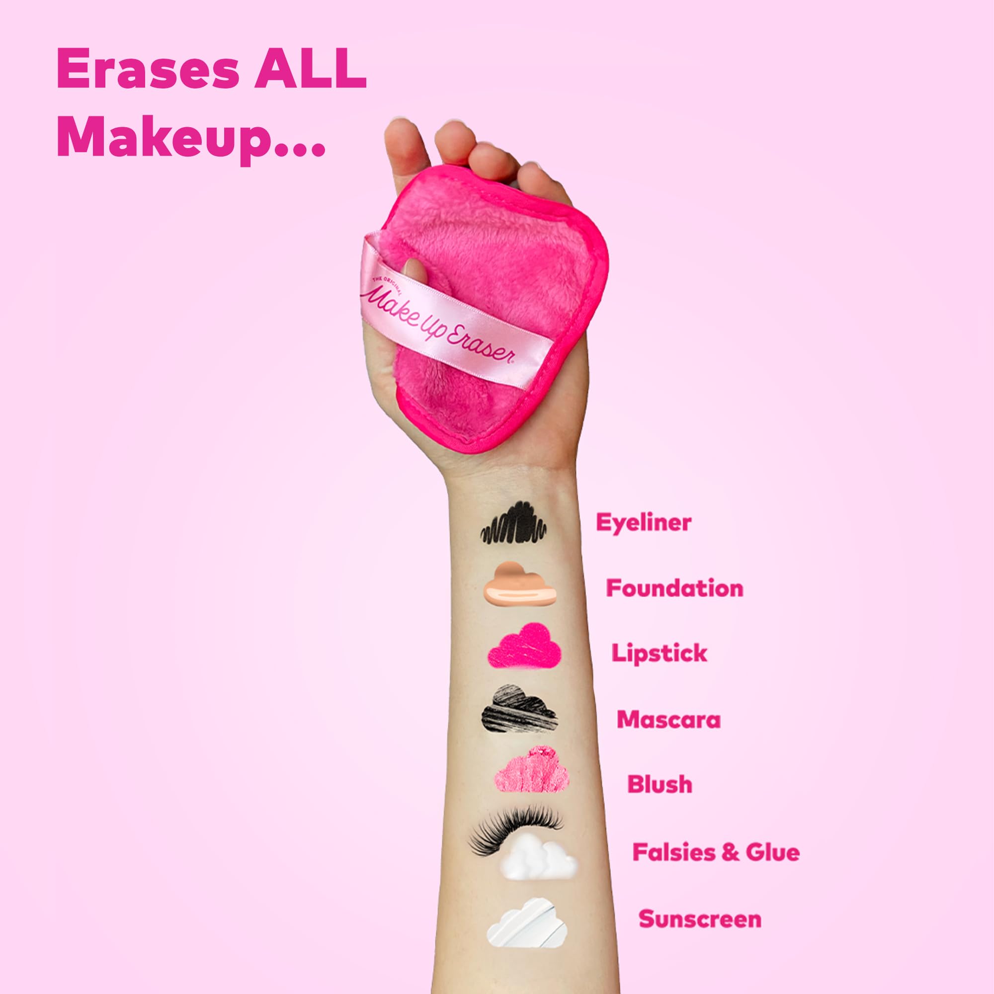 MakeUp Eraser nettoyage eau seulement, solution écologique