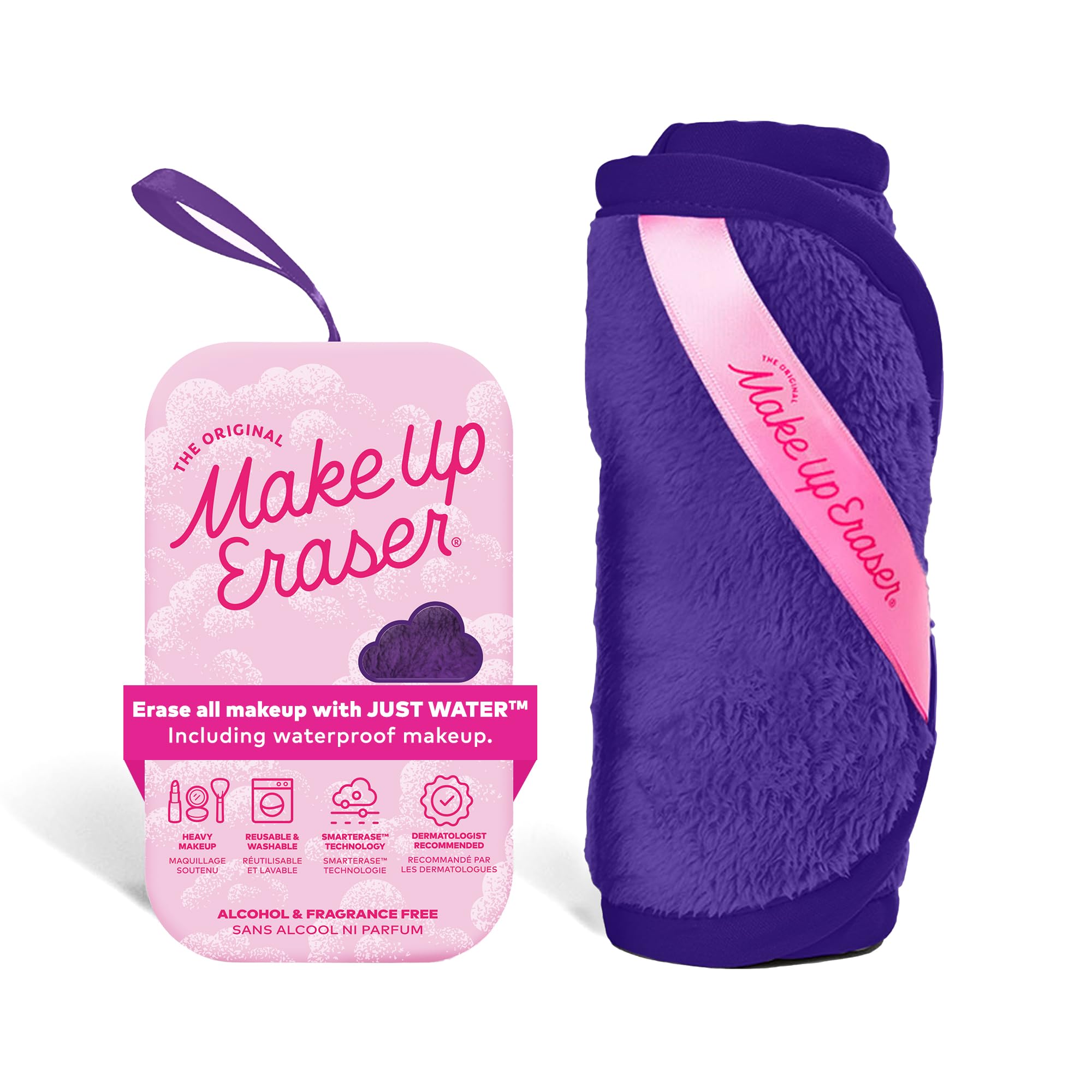 MakeUp Eraser Original PRO aperçu des fibres fines pour éliminer le maquillage en douceur.