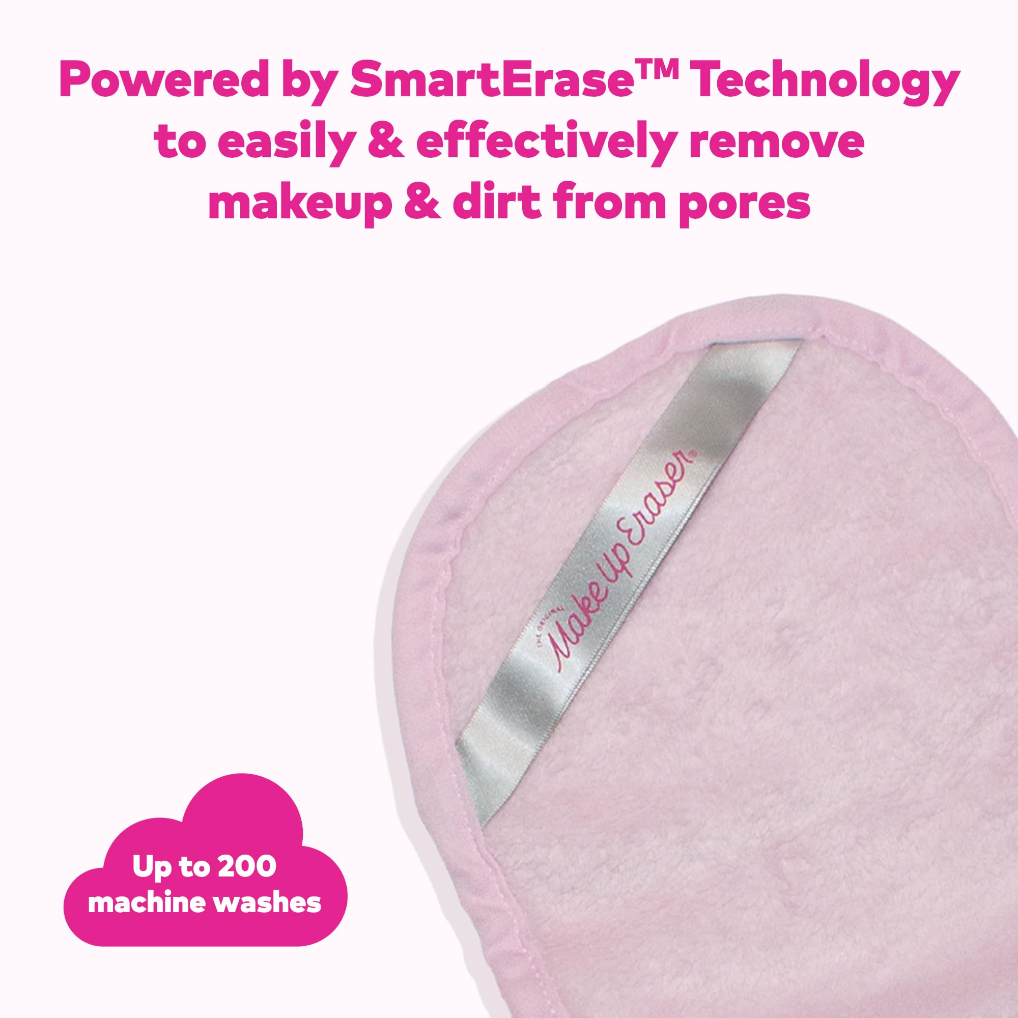 MakeUp Eraser Pro – côté fibre courte enlève maquillage sans frottement