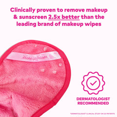 Exfoliation douce avec les fibres du MakeUp Eraser Pro.