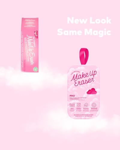 MakeUp Eraser Pro Rose démaquille mascara imperméable sans effort.