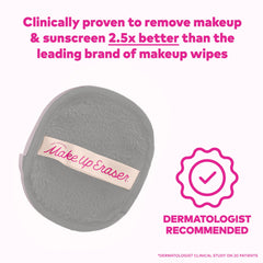 MakeUp Eraser Original, face double-face pour démaquillage et exfoliation en douceur