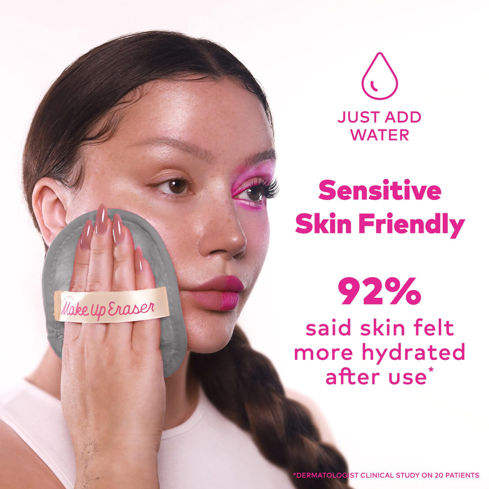 Fibres douces MakeUp Eraser sans alcool et parfums, soin délicat de la peau