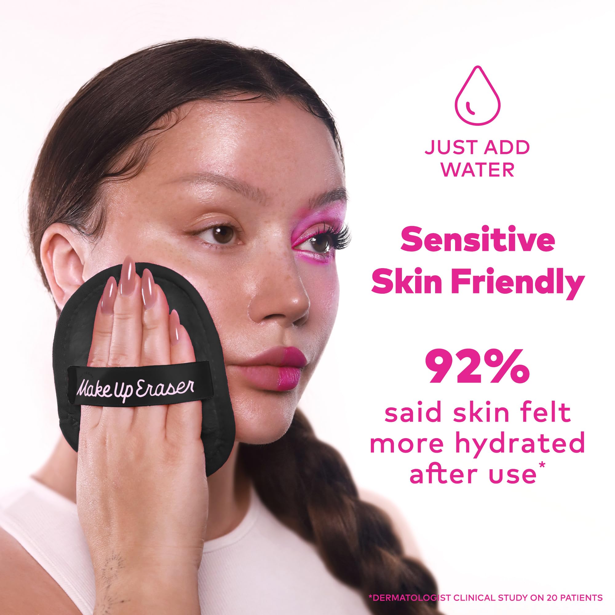 Adapté à tous les types de peau, y compris sensibles.