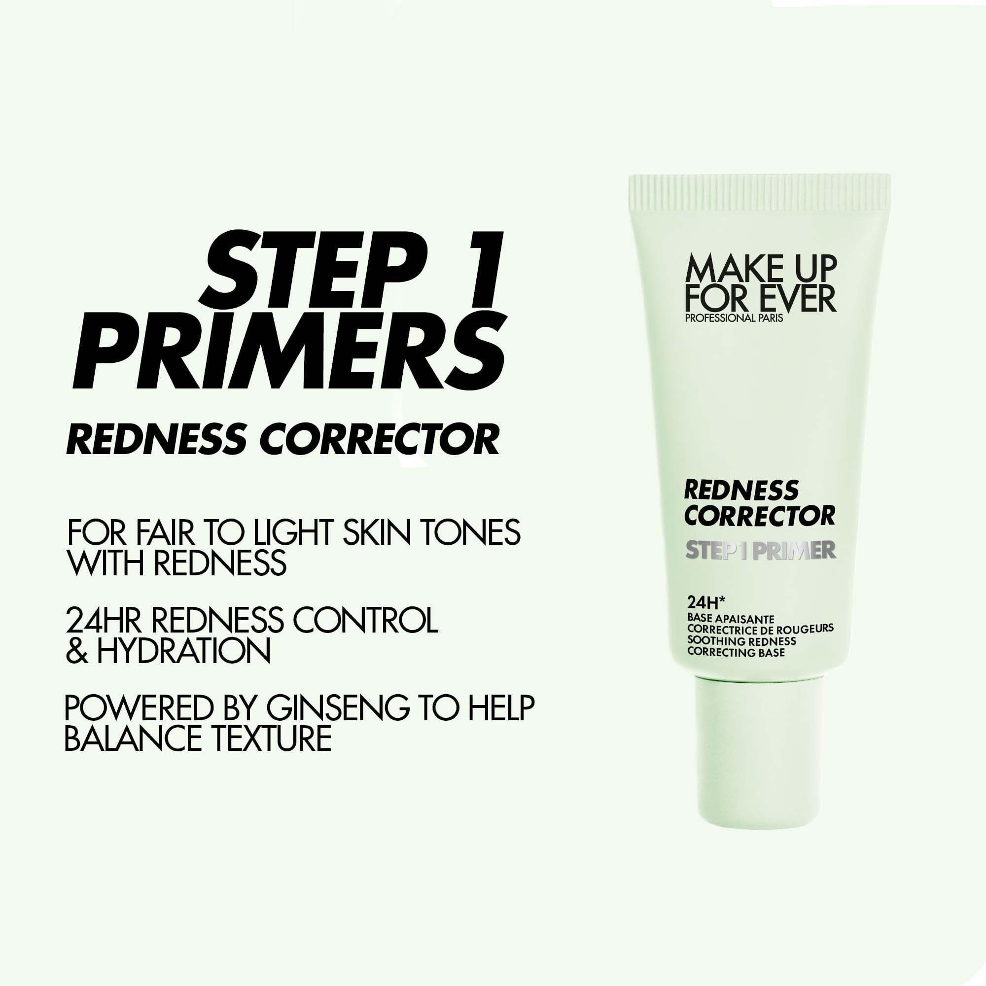 Texture crème légère et hydratante de Make Up For Ever Étape 1.