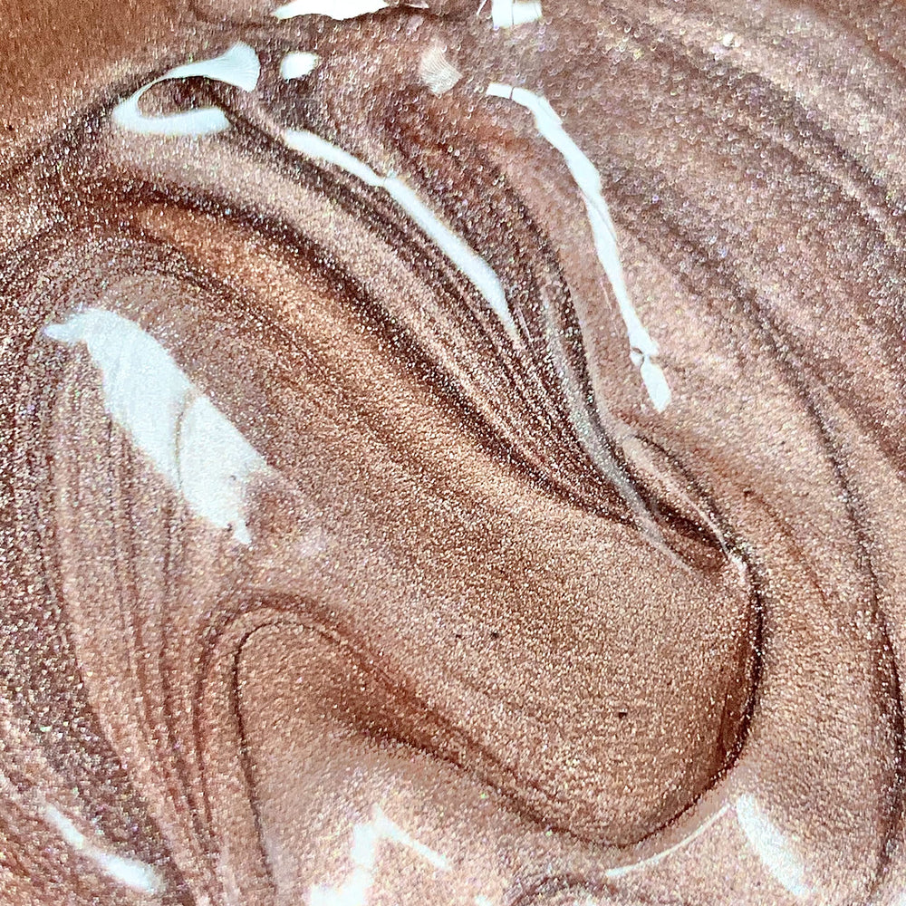 Teinte rose de Molten Body Glow Rose Gold pour peaux claires à moyennes