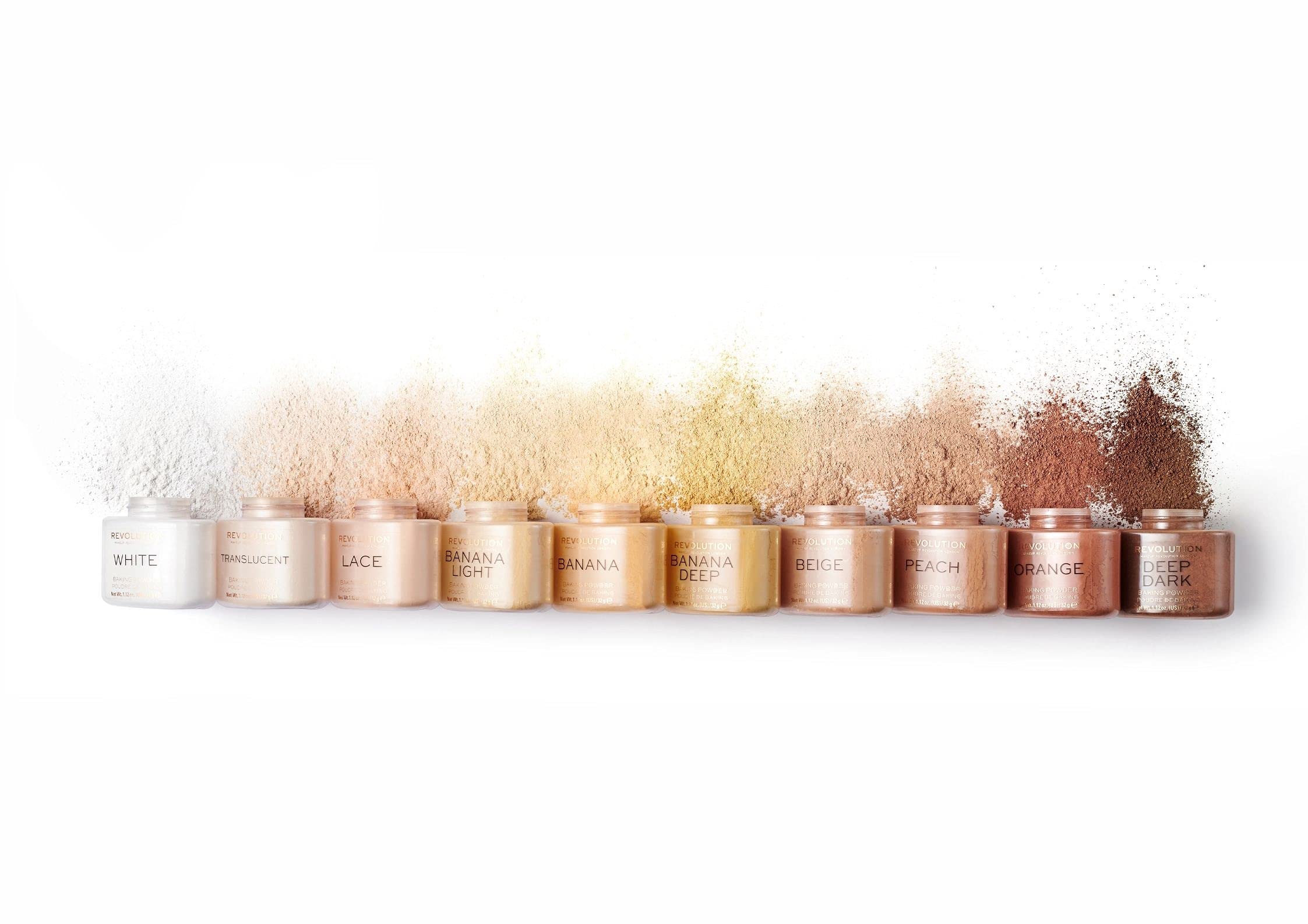 Makeup Revolution Poudre Libre Banane Profonde : fini soyeux, léger et homogène.