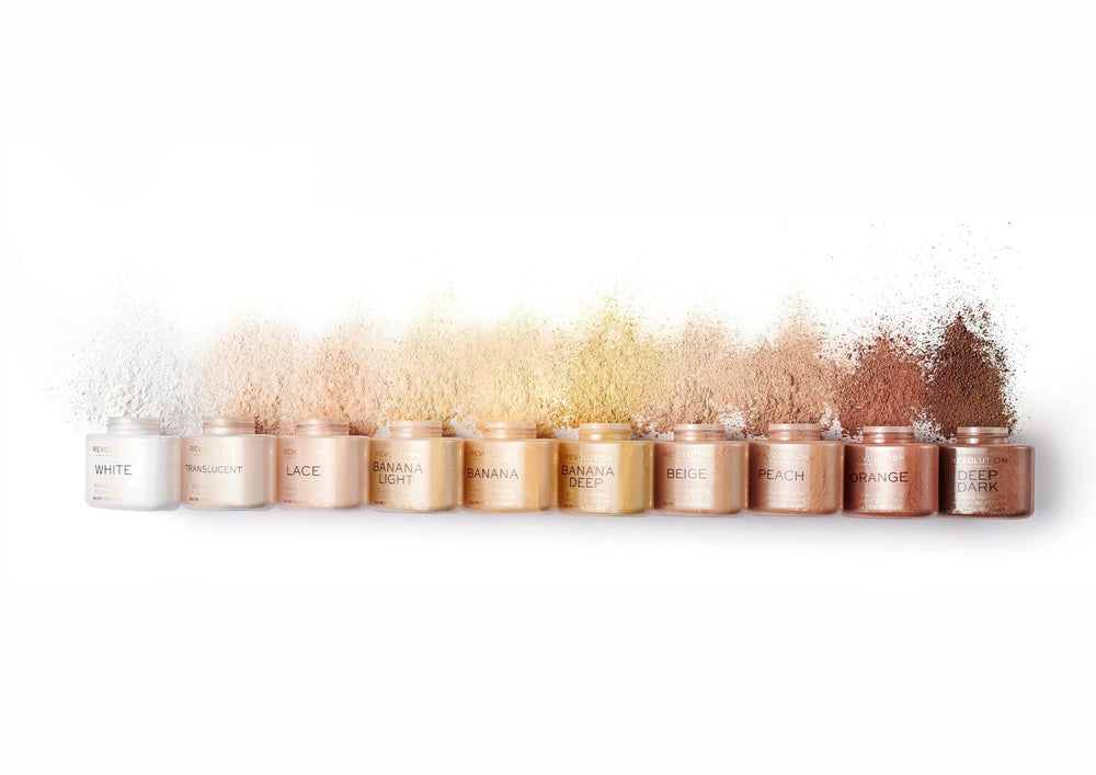Makeup Revolution Poudre Libre Banane Profonde : fini soyeux, léger et homogène.