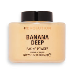 Makeup Revolution Poudre Libre Banane Profonde : fini lumineux et tenue longue durée.