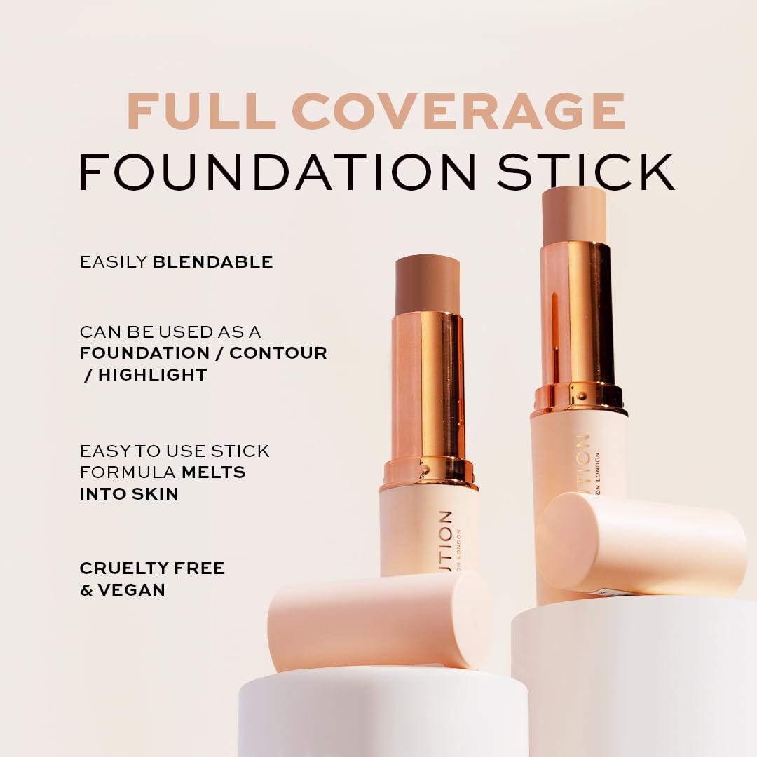 Makeup Revolution Fast Base Stick produit de contour et d’éclairage pour sculpter le visage.