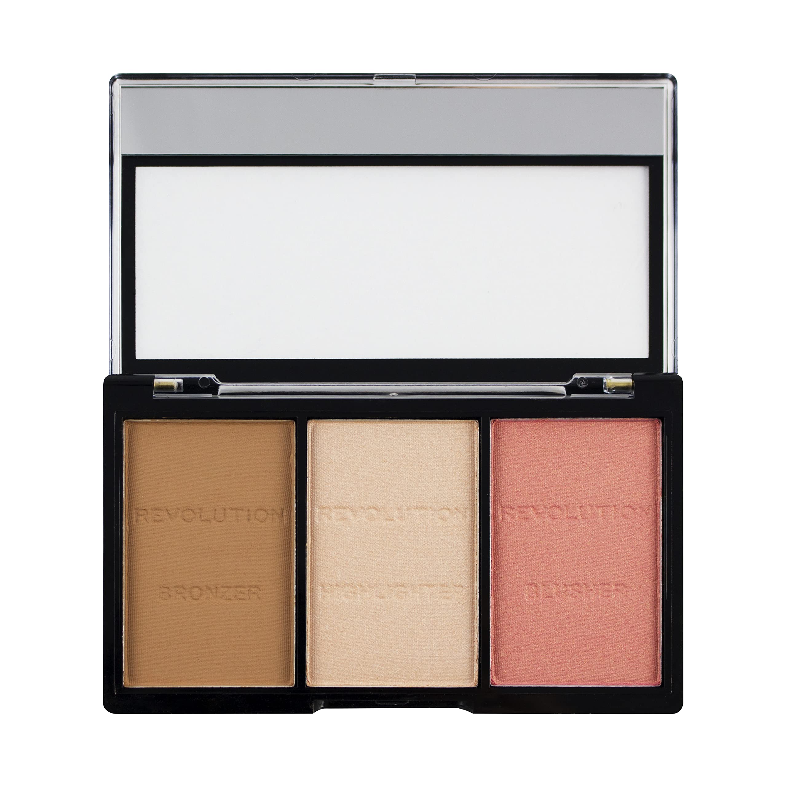 Makeup Revolution Ultra Sculpt & Contour Kit – poudre bronzante pour structurer le visage et chaleur naturelle.
