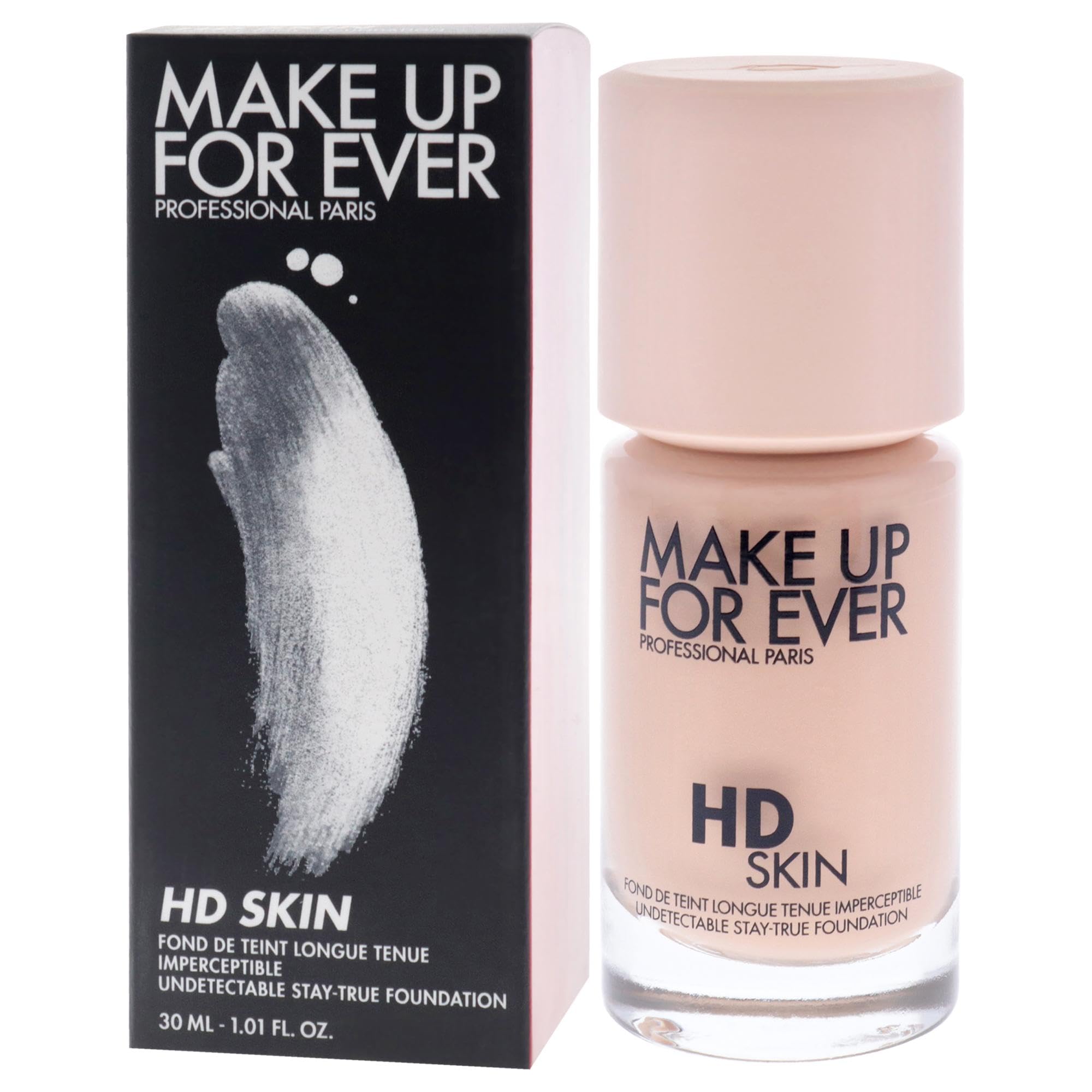 Make Up For Ever HD Skin 1R12 - longue tenue discrète pour une peau soignée tout au long de la journée