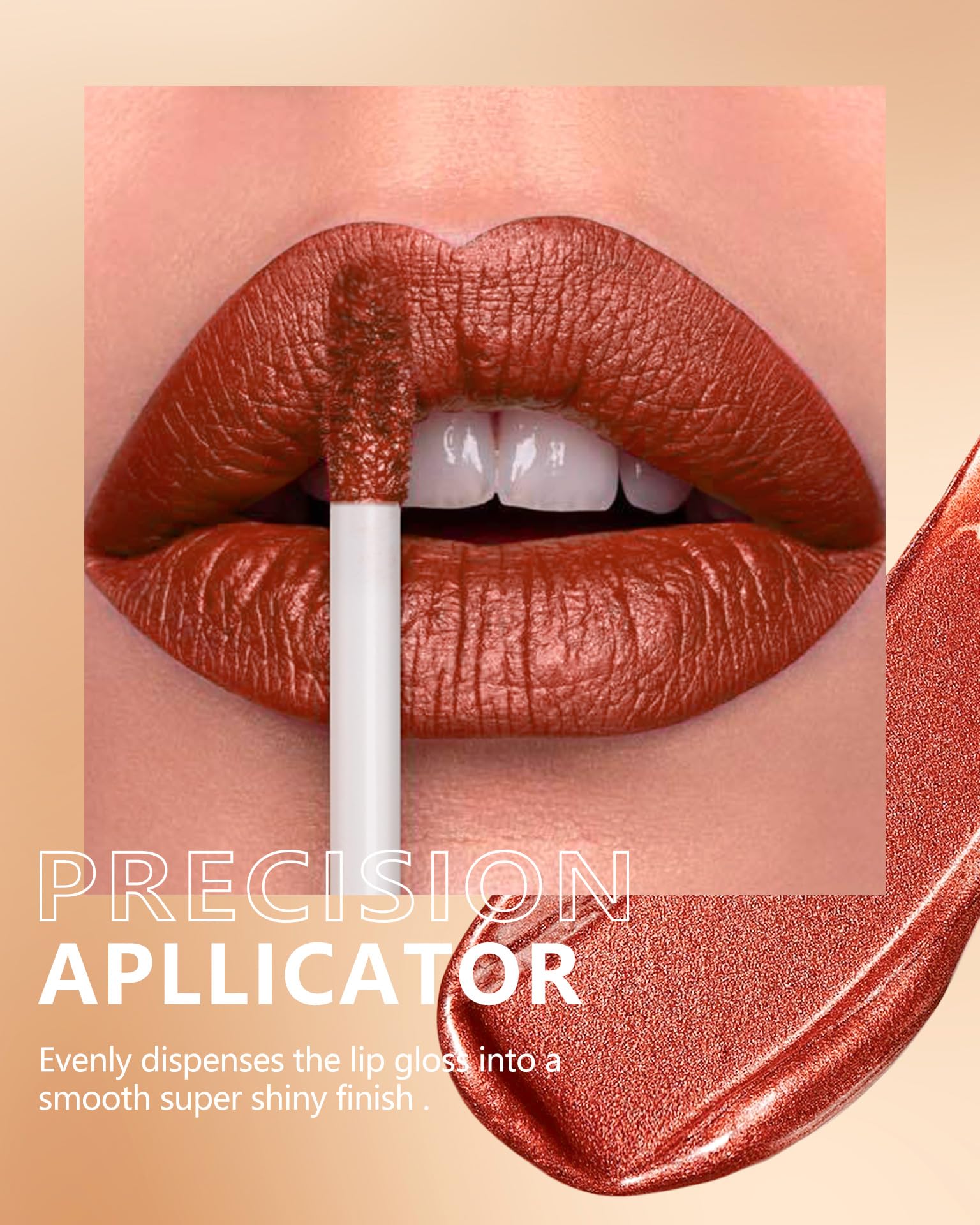 Applicateur précis MAKI YIKA BR08 Bad Romantic pour une application nette.