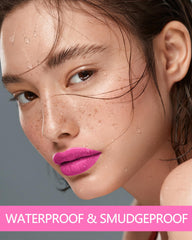 MAKI YIKA rouge rose matte, tenue anti-transfert lors de 16 heures.