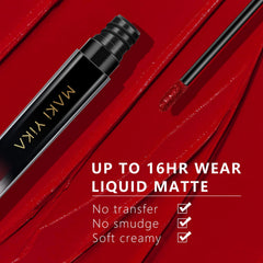 MAKI YIKA rouge à lèvres anti-transfert: idéal pour boire et manger sans bavure.