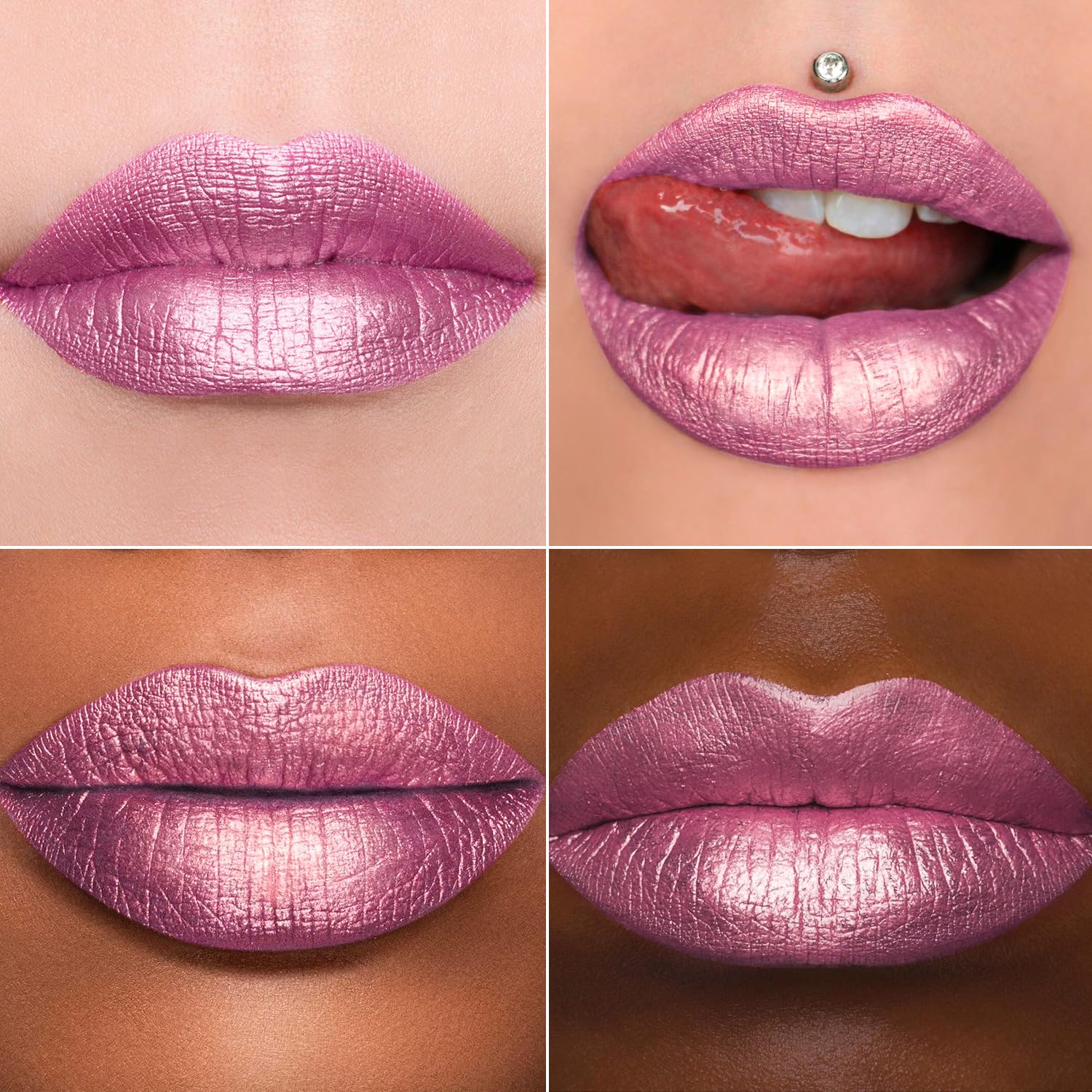 MAKI YIKA rose nacré : fini lumineux et pigment riche.