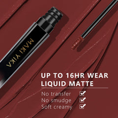 MAKI YIKA fini mat brun nude, couleur homogène et tendance.